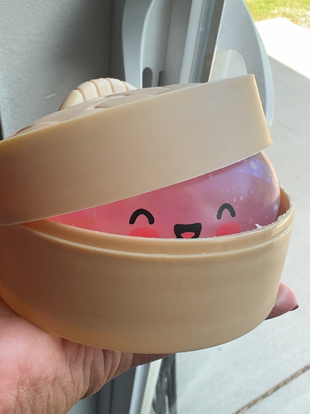 Five Below RMS CONFIRMED RARE PINK HOLOGRAPHIC DUMPLING!! Cherry Blossom Scented
